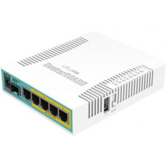 Изображение Маршрутизатор Mikrotik hEX PoE (RB960PGS)
