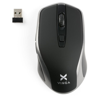 Изображение Компьютерная мыш Vinga MSW-909 Silent black-grey