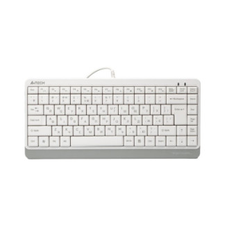 Изображение Клавиатура A4Tech FK11 Fstyler Compact Size USB White (FK11 USB (White))