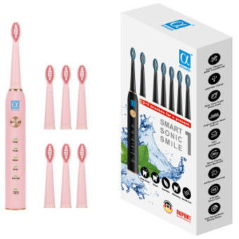 Изображение Зубная щетка AHealth SMART SONIC SMILE 1 pink (AHsss1p)