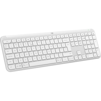 Зображення Клавіатура Logitech K950 Bluetooth/Wireless UA Off-White (920-012466)