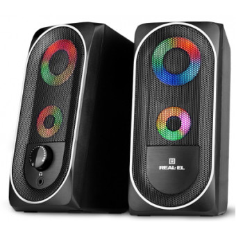 Изображение Акустическая система REAL-EL S-110 USB Black