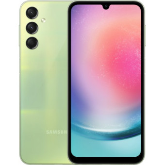 Изображение Смартфон Samsung Galaxy A24 6/128Gb Light Green (SM-A245FLGVSEK)
