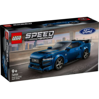 Изображение Конструктор Lego Speed Champions Спортивний автомобіль Ford Mustang Dark Horse 344 деталі (76920)