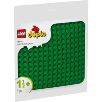 Изображение Конструктор Lego DUPLO Classic Зелена будівельна пластина (10460)