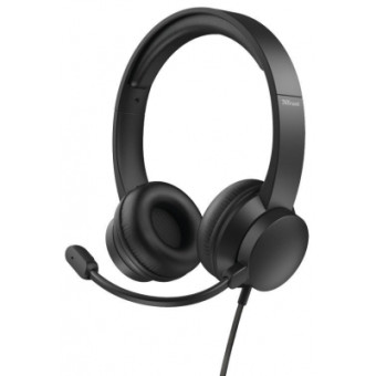 Изображение Наушники Trust Rydo On-Ear USB Headset Black (24133)