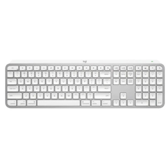 Изображение Клавиатура Logitech MX Keys S для MAC Bluetooth/Wireless UA Pale Grey (920-011638)