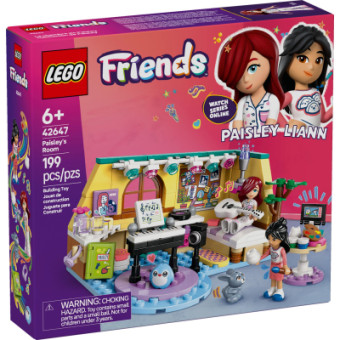 Зображення Конструктор Lego Friends Кімната Пейслі (42647)