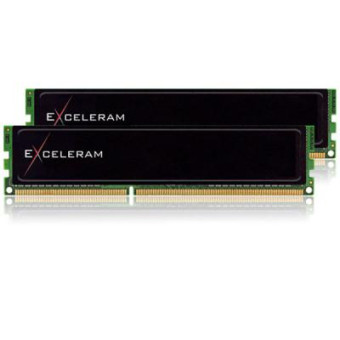 Зображення Модуль пам'яті для комп'ютера Exceleram DDR3 8GB (2x4GB) 1600 MHz Black Sark  (E30173A)