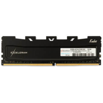 Зображення Модуль пам'яті для комп'ютера Exceleram DDR4 16GB 3600 MHz Black Kudos  (EKBLACK4163618C)