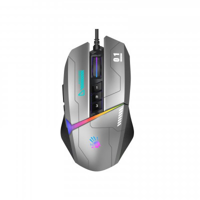 Компьютерная мыш A4Tech W60 Max Bloody Gun Grey