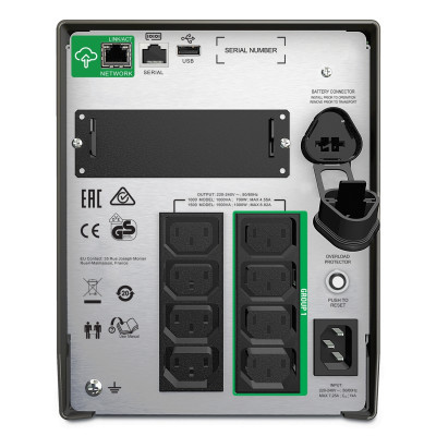 Источник бесперебойного питания APC Smart-UPS 1000VA LCD SmartConnect (SMT1000IC) фото №2