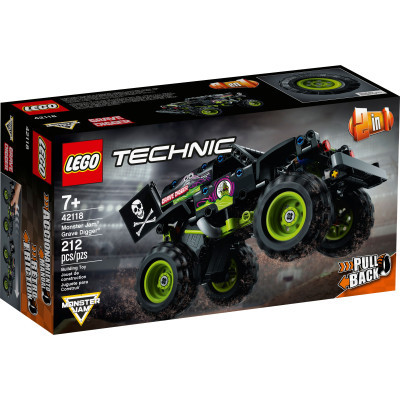 Конструктор Lego Конструктор  Technic Monster Jam Grave Digger 212 деталей (42118)