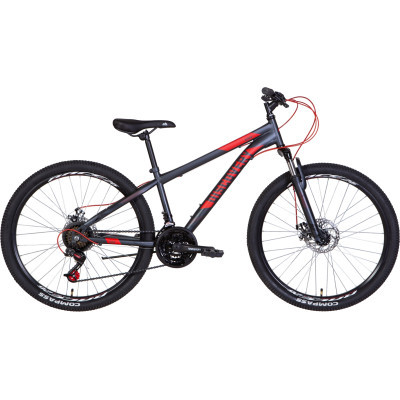 Discovery 26" Rider AM DD рама-13" 2022 Dark Grey/Red (OPS-DIS-26-524)