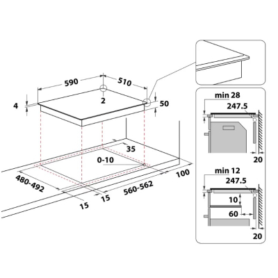 Варочная поверхность Whirlpool WLS2760BFS фото №12