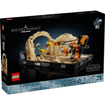Конструктор Lego Star Wars Діорама Mos Espa Podrace 718 деталей (75380)