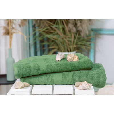 Рушник MirSon набор банный №5009 SoftNess Military 50x90, 70x140 (2200003183016)