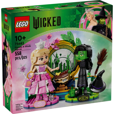Конструктор Lego Wicked Фігурки Ельфаби й Ґлінди 558 деталей (75682)