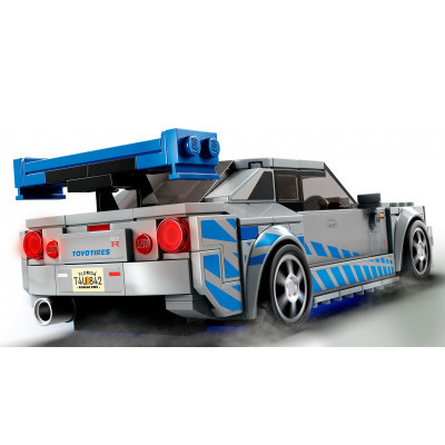 Конструктор Lego Speed Champions «Подвійний форсаж» Nissan Skyline GT-R (R34) 319 деталей (76917) фото №5
