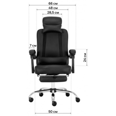 Офісне крісло GT Racer X-8003 Gray фото №12