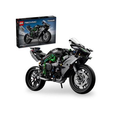 Конструктор Lego Technic Мотоцикл Kawasaki Ninja H2R 643 деталі (42170) фото №4