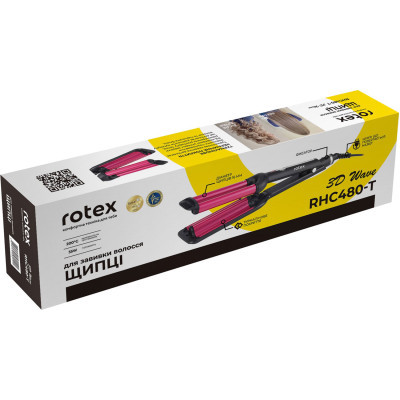 Плойка Rotex RHC480-T 3D Wave фото №9