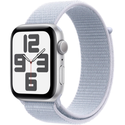 Смарт-годинник Apple Watch SE 2024 GPS 40mm Silver Aluminium Case with Blue Cloud Sport Loop (MXEE3QH/A)