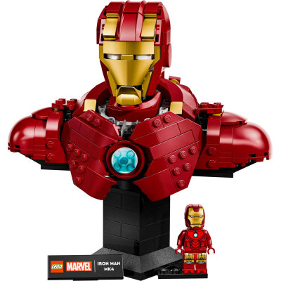 Конструктор Lego Marvel Погруддя Залізної Людини MK4 (76327) фото №2