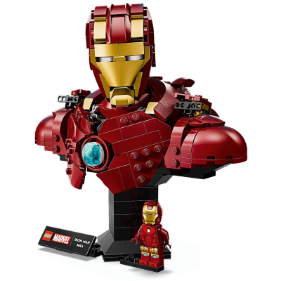 Конструктор Lego Marvel Погруддя Залізної Людини MK4 (76327) фото №4