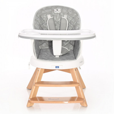 Стільчик для годування Bertoni/Lorelli NAPOLI grey candy (23730) фото №3