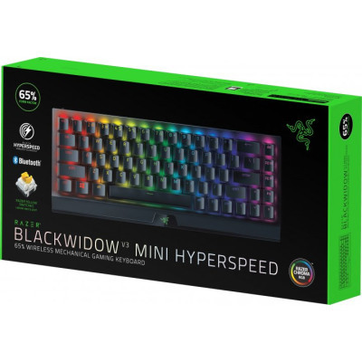 Клавіатура Razer BlackWidow V3 Mini Hyperspeed Yellow Switch RU (RZ03-03890700-R3R) фото №6