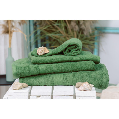 Рушник MirSon набор банный №5009 SoftNess Military 40x70, 50x90, 70x140, 1 (2200003183337)