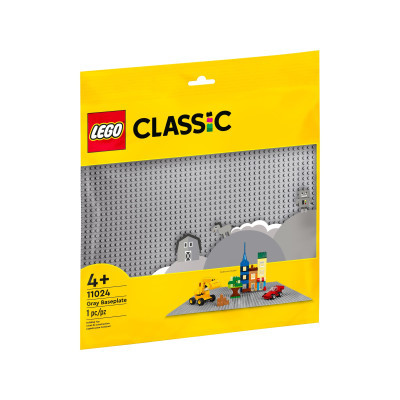 Конструктор Lego Classic Базова пластина сірого кольору (11024) фото №5