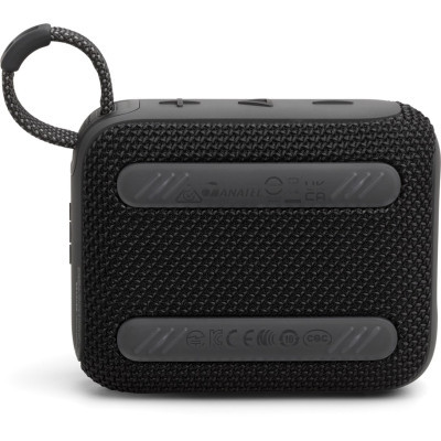 Портативна колонка JBL Go 4 Black (GO4BLK) фото №4