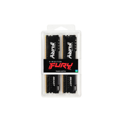 Модуль памяти для компьютера  DDR4 32GB (2x16GB) 3200 MHz Fury Beast Black  (KF432C16BB1K2/32) фото №5