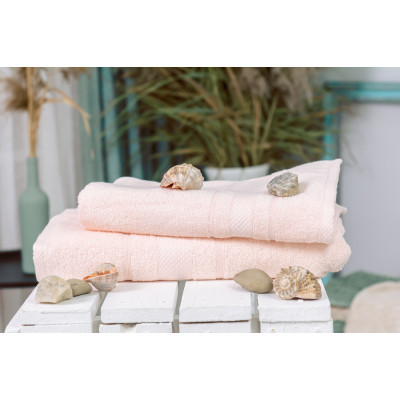 Рушник MirSon набор банный №5010 SoftNess Peach 50x90, 70x140 (2200003183023)
