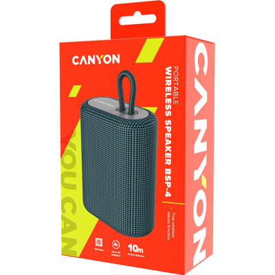 Портативна колонка Canyon BSP-4 Bluetooth Dark Grey (CNE-CBTSP4DG) фото №4