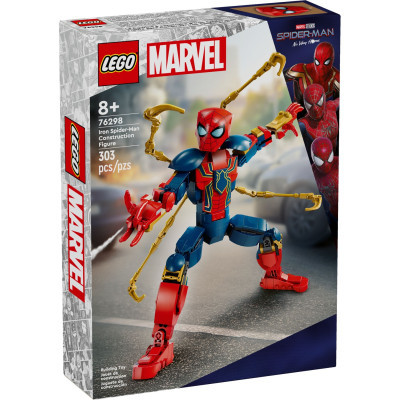 Конструктор Lego Marvel Фігурка Залізної Людини-Павука для складання 303 деталі (76298)