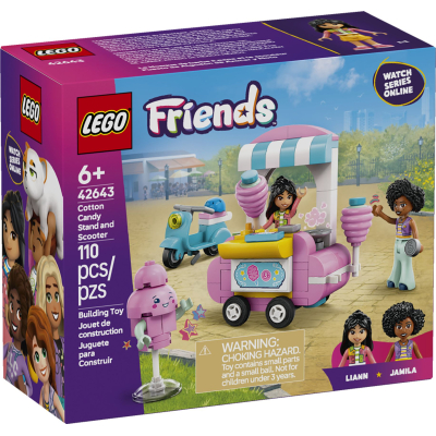 Конструктор Lego Friends Ятка із солодкою ватою та скутер (42643)