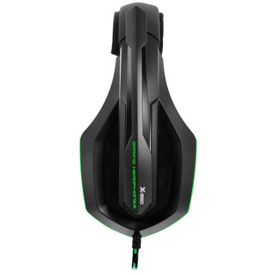 Навушники Gemix X-350 black-green фото №2