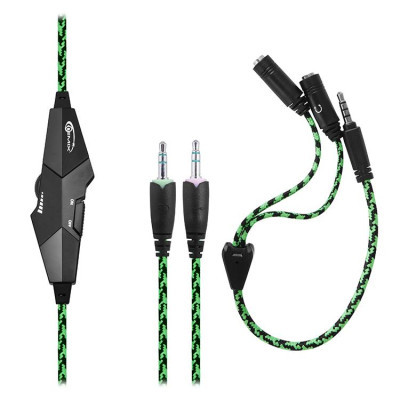 Навушники Gemix X-350 black-green фото №4