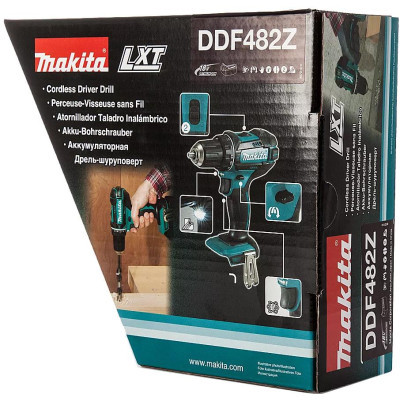 Шуруповерт Makita LXT, 62/36 Нм (без АКБ и БП) (DDF482Z) фото №8