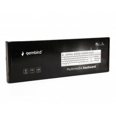 Клавиатура Gembird KB-MCH-03-W-UA USB White (KB-MCH-03-W-UA) фото №3