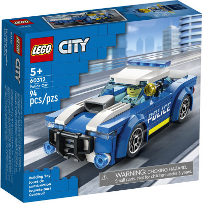 Конструктор Lego City Поліцейський автомобіль 94 деталі (60312)