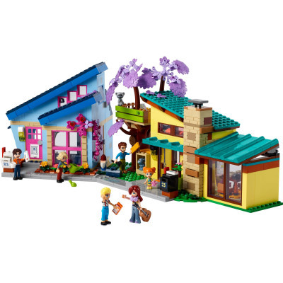 Конструктор Lego Friends Родинні будинки Оллі й Пейслі 1126 деталей (42620) фото №2