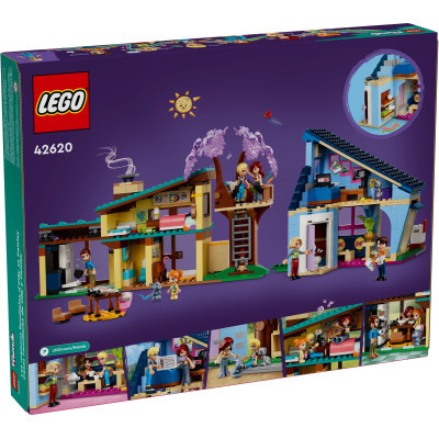 Конструктор Lego Friends Родинні будинки Оллі й Пейслі 1126 деталей (42620) фото №8