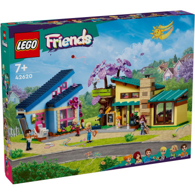 Конструктор Lego Friends Родинні будинки Оллі й Пейслі 1126 деталей (42620)