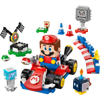 Конструктор Lego Super Mario Mario Kart – Interactive Mario та Standard Kart (72043) фото №2