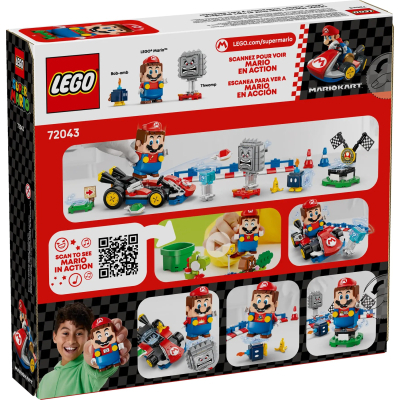 Конструктор Lego Super Mario Mario Kart – Interactive Mario та Standard Kart (72043) фото №8