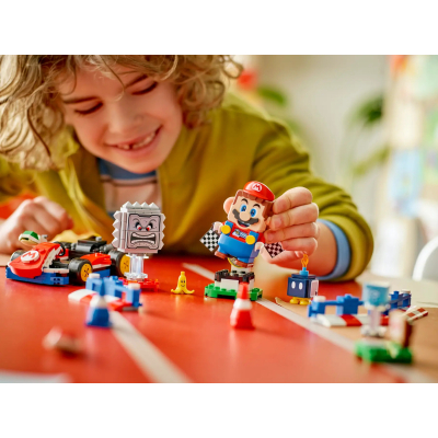 Конструктор Lego Super Mario Mario Kart – Interactive Mario та Standard Kart (72043) фото №9